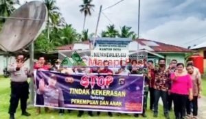 Polsek dan Koramil Himbau, Jangan ada Kekerasan Terhadap Anak dan Perempuan