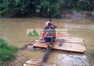 Warga Minta Segera Dibangun Jembatan Melintasi Sungai Silaoinan