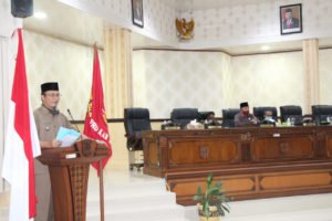 Pandangan Umum Fraksi DPRD Agam, Dipatahkan Wabup, Penghargaan WTP 6 kali Berturut-turut