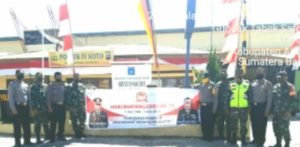 Danramil, Kapolsek IV Koto dan Anggota Mengucapkan HUT Bhayangkara Ke 74 Tahun 2020
