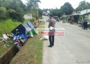 Fitriansih Halawa Menabrak Betor Sampah, Lukanya Parah, Dirujuk ke RS di Padang