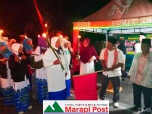 Menyambut Tahun Baru Islam, Nagari Pasia Laweh Gelar Pawai Api Obor, Salawat