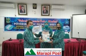 TP-PKK Agam Terima Bantuan APD Covid-19 dari TP-PKK Provinsi Sumatera Barat