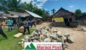 Dipimpin Langsung Kapolres AKBP Dwi Nur Setiawan, S.IK, M.H, Polres Agam Bedah Rumah di Pasia Tiku