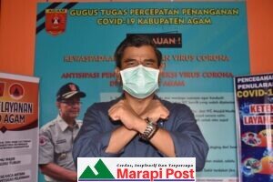 Wabup, Yang Juga Bakal Calon Bupati Agam, Positif Terpapar Covid-19