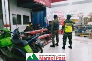 Menjaga Penyebaran Covid-19, Tim GTP2 Ampek Angkek Patroli ke Lapangan