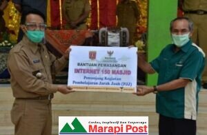 Mendukung Penyelenggaraan PBM Melalui Jaringan Internet, Bupat Agam Sediakan Wifi Gratis