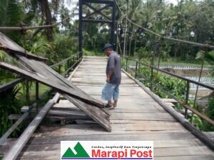 Warga Berharap Tahun 2021 Jembantan Labu Pacah, Garagahan Dibangun