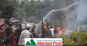 Kebakaran Melanda Pertamini di Sipora Kepulauan Mentawai, Kerugian Rp200 juta