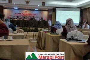 KPU Kabupaten Agam Gelar Pleno Penetapan DPT Pilkada Serentak 2020