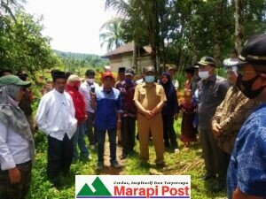 Ketua DPRD dan Komisi III DPRD Kabupaten Agam, Tinjau Jalan Lariang Hilir Palupuh