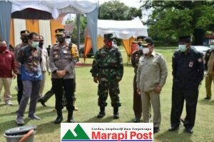 Pjs. Bupati Agam, Kapolres Agam Tinjau Simulasi Pemungutan dan Penghitungan Suara Pilkada Serentak