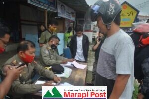 Tim Yustisi Agam Tidak Akan Berhenti Tegakan Perda Covid