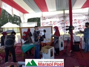 Kerjasama Dengan KPU Agam, KPU Sumbar Gelar Simulasi Pelaksanaan Pemilu di Pasia Tiku