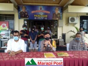 Satreskrim Polres Agam Hebat, Dalam Tempo 24 Jam Barhasil Menangkap Pencuri Motor