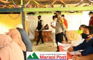 Dipimpin Kapolres Agam, Forkopinda Tinjau Sejumlah TPS di Agam Barat
