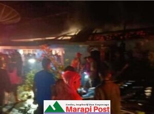 Rumah Syafri di Palupuh Terbakar Ketika ia Sedang Tidak Ada Dirumah