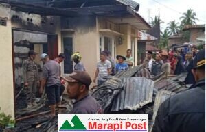 Lagi Kebakaran di Kabupaten Agam, Rumah Veteran di Baso Rusak Berat