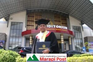 Tinggi Kemauan, Tekun Belajar, Ketua DPRD Kabupaten Agam Novi Irwan Meraih Gelar Akademik Doktor di UNP