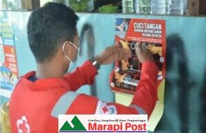 PMI cabang kabupaten Agam Bagikan Paket Perilaku Hidup Sehat