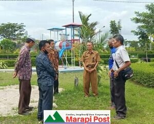 Ketua Komisi I DPRD Kbupaten Agam Tinjau Lahan Calon Pendirian Perguruan Muhammadiyah Bukit Bunian Lubuk Basung