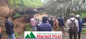 Jalan Panta, Nagari Panta Pauh, Matur Longsor, Untuk Pemulihan Hubungan lalulintas, Tengah Dibersihkan