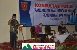 Bappeda Agam Gelar Forum Konsultasi Publik, Untuk Pedoman Penyusunan Rencana Kerja 2022