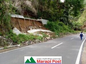 Belum Lagi Setahun Usai Dibangun, Jaringan Irigasi Bateh Cubadak, Nagari Tigo Koto Silungkang Ambruk