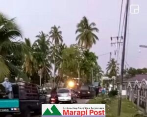 Hubungan Sudah Lancar, PT. Mutiara Agam Bantu Perbaikan Jalan Simpang Tugu Menuju Objek Wisata Pantai dan TPI Pasia Tiku