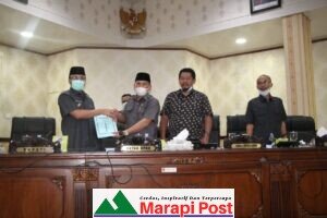 Fraksi-fraksi DPRD Kabupaten Agam Sependapat Dengan Bupati Tentang PJU