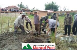 Camat Tilatang Kamang Letakan Batu Pertama Pembangunan Kantor Nagari Persiapan Gadut Timur