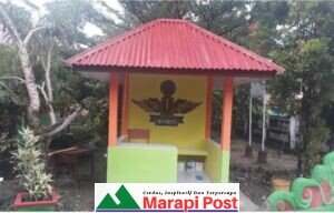 SMP Negeri 1 Batang Kapas, Pesisir Selatan Bangun Pos Satpam Dengan Iyuran Orang Tua Siswa