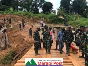 Tim Evaluasi Pelaksanaan TMMD Mentawai Turun Kelapangan