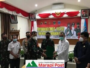 TMMD Mentawai Sudah Selesai, Hasil Pekerjaan Diserahkan Kepada Pemerintah Daerah Dinikmati Rakyat