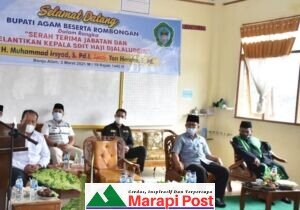 Yon Hendra Dilantik Jadi Kepala SDIT H. Djalaluddin YBHI, Bupati Agam Andri Warman Menyaksikan