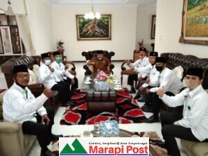 Pengurus DPD LDII Kabupaten Agam Silaturahmi Dengan Bupati Agam, Menyatakan Dukungan Atas Kebijakan
