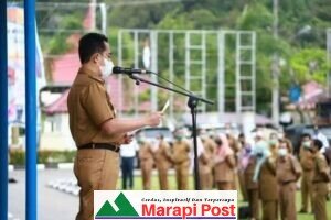 Wakil Bupati Pesisir Selatan Pimpin Apel Gabungan Perangkat Daerah