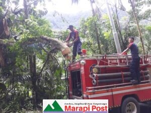 Bencana Cuaca Ekstrim Hujan Lebat Angin Kencang Menimpa 11 Kecamatan di Kabupaten Agam, Belum Didapat Informasi Kerugian