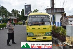 Polres Agam Razia Penerapan Adaptasi Kebiasaan Baru (AKB) Cegah Mutasi Virus Corona (Covid-19)