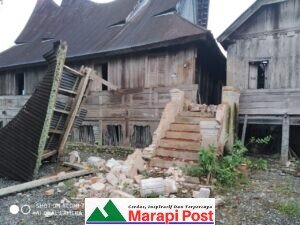Tilatang Kamang dan Kamang Magek Dihantam Cuaca Ekstrim Angin Kencang, Puluhan Rumah Rusak