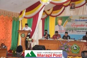 Bupati Agam Ikuti Langsung Acara Tasyakuran dan Perpisahan Ponpes diniyah Limo Jurai