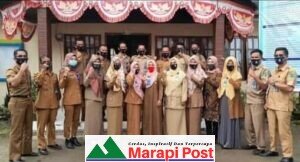 Menekan Wabah Virus Covid-19, Wali Nagari Simpang Komit Menegakkan Prokes