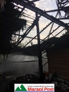 Rumah Dihuni Toniza Amli di Geragahan Terbakar, Api Berasal Tempat Salai Kelapa