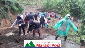 Sehari Jelang Lebaran, Bukik Batabuah, Candung Ditimpa Musibah Banjir dan Tanah Longsor