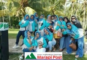 Temu Kangen Alumni SMA Negeri 1 Ranah Pesisir di Objek Wisata Pantai Sumedang, Penuh Kenangan