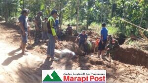 Satgas TMMD/N Kodim 0309/50 Kota, Bersama Masyarakat Bangun Polongan