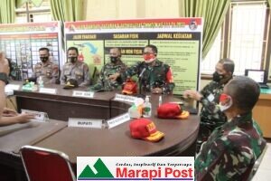 Dansatgas TMMD/N Kodim 0306/50 Kota Beberkan TMMD ke Tim Wasev