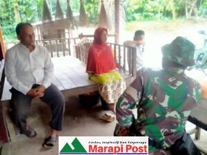 Satgas TMMDN Kodim 0306/50 Kota Edukasi Warga Pentingnya Prokes