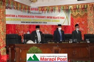 Dua Anggota DPRD Agam PAW Dilantik, Kekuatan Lembaga Sudah Kembali