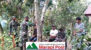 Pada Waktu Istirahat, Satgas TMMD 50 Kota, Rembukan Hasil Pekerjaan Jalan